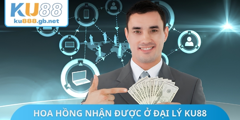 Hoa hồng nhận được ở đại lý KU88
