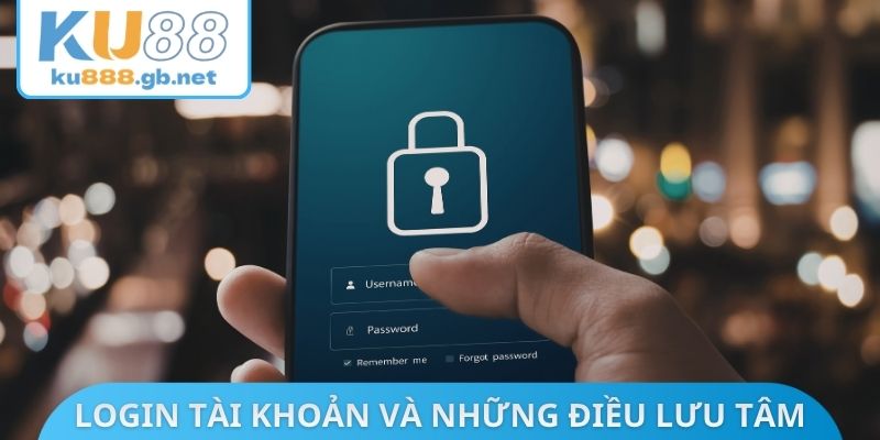 Login tài khoản và những điều hết sức lưu tâm