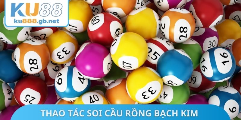 Thao tác soi cầu rồng bạch kim 