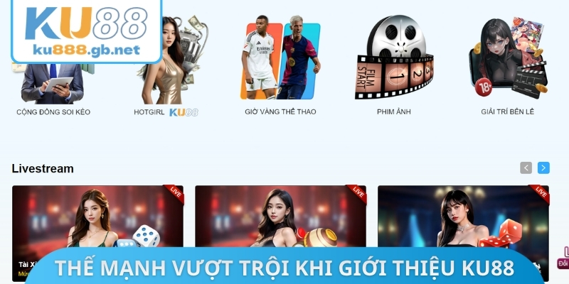 Thế mạnh vượt trội khi giới thiệu KU88