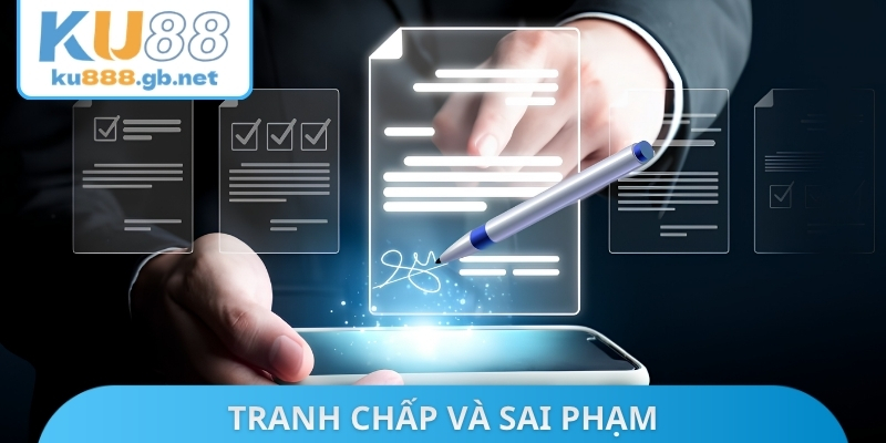 Tranh chấp và sai phạm theo điều khoản điều kiện